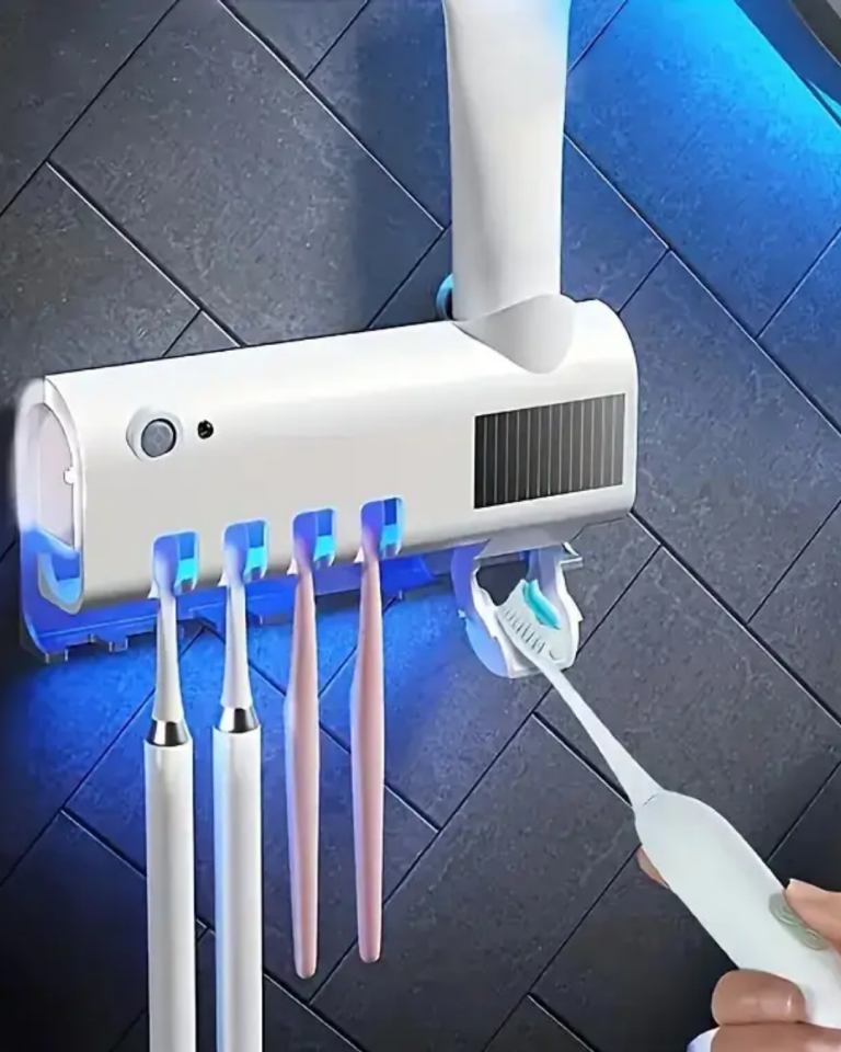 Manyetik Duvar Tipi UV Hijyenik Diş Fırçası Tutucu