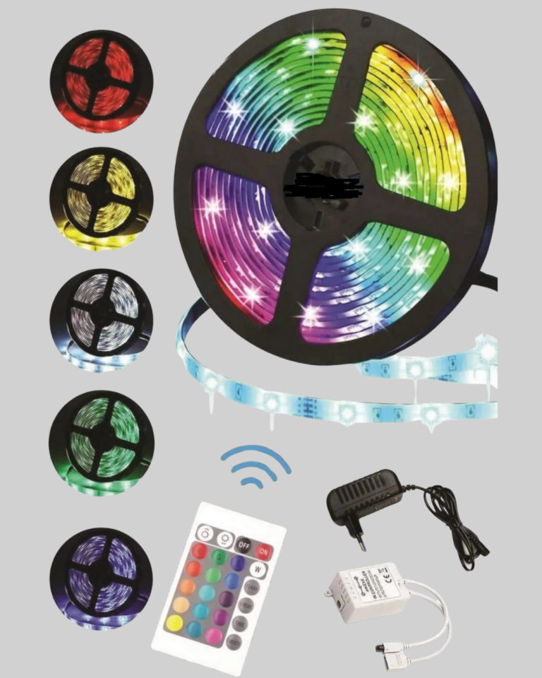 5 Metre Kumandalı RGB Şerit LED Aydınlatma