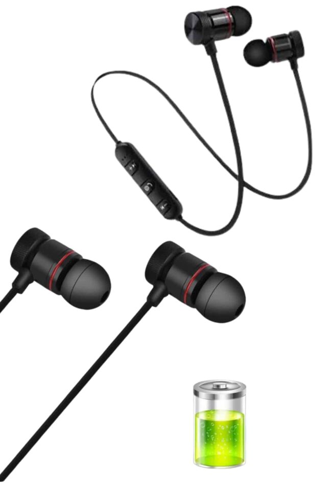 Kablolu Kulakiçi Bluetooth Kulaklık Mıknatıslı ANC Özellikli Yüksek Ses Kaliteli