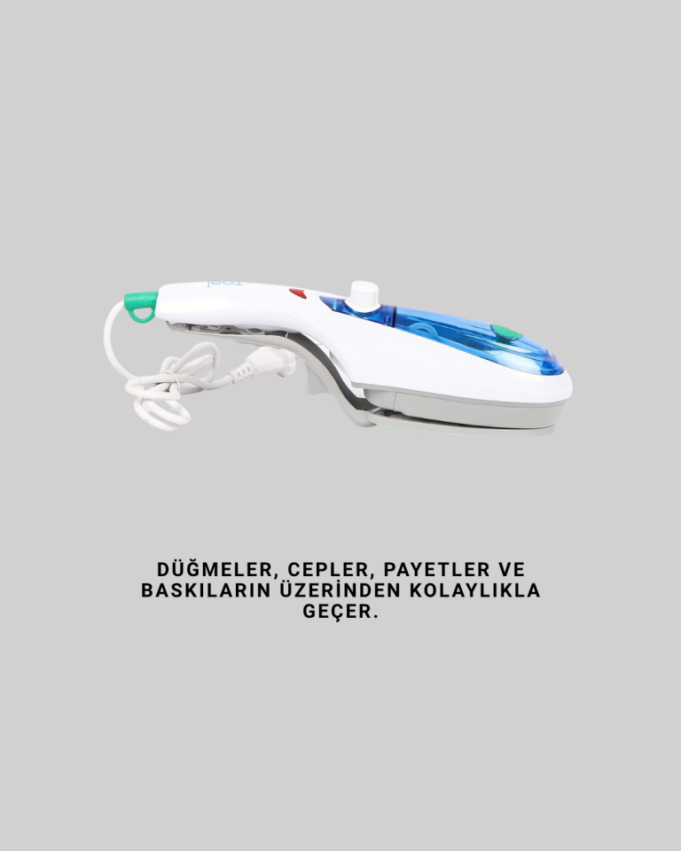 Buharlı Pratik Ütü Seyahat Tipi Kırışıklık Giderici