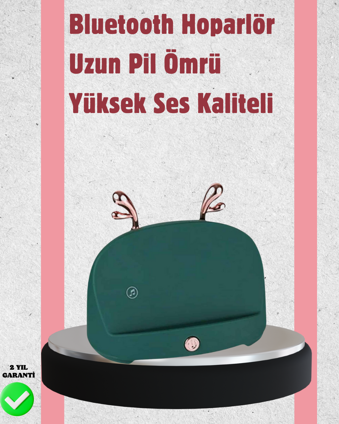 Taşınabilir Kablosuz Telefon Tutucu ve Bluetooth Hoparlör – Kompakt Tasarım, Üstün Ses