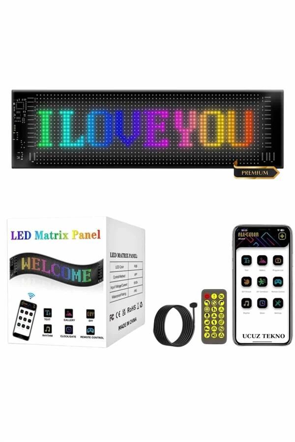 LED MATRİX 16X64