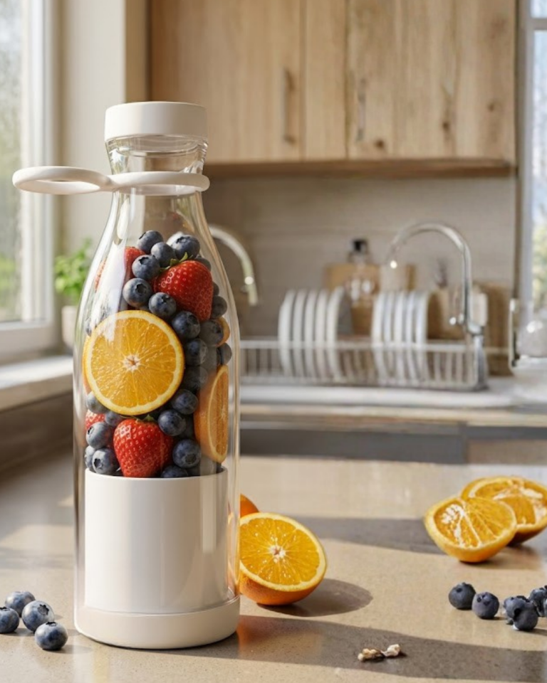 Taşınabilir Blender 380 ml USB Şarjlı Meyve ve Smoothie Hazırlayıcı