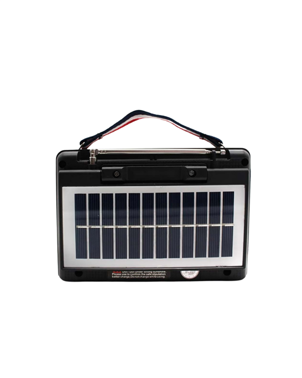 KTF-1428 Solar Panel Destekli Şarjlı Bluetooth Hoparlör – FM/AM/SW Radyo, AUX ve TF Kart Girişli