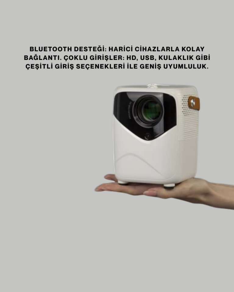 Android Sistemli Mini Projektör – Uygulama Destekli Akıllı Kullanım Yeni Nesil