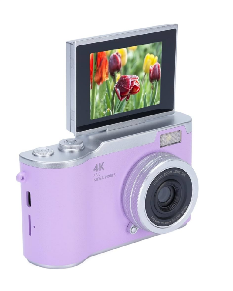 4K Dijital Kamera 48 MP Flip Ekran Vlog ve Fotoğraf Makinesi