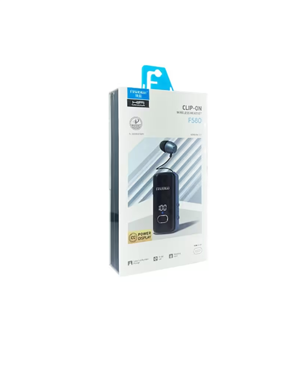 Su Geçirmez Fineblue F580 Kulaklık – Dijital Ekranlı, Klipsli