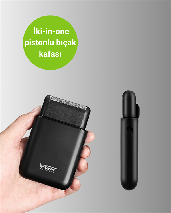 Elektrikli Tıraş Aleti – Hassas Kesim, Kolay Temizlik, Cilt Dostu