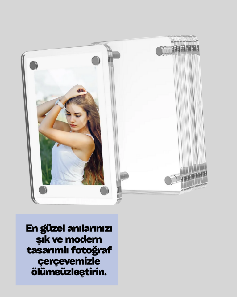 4GB Hafızalı 7 İnç Dijital Fotoğraf Çerçevesi – Yüzlerce Anınızı Saklayın
