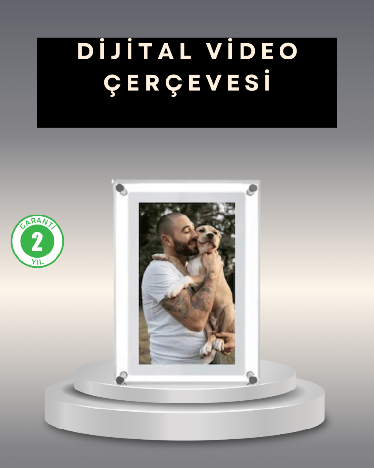 Fotoğraf, Video ve Müzik Destekli 7 İnç IPS Dijital Çerçeve – Çoklu Medya Deneyimi