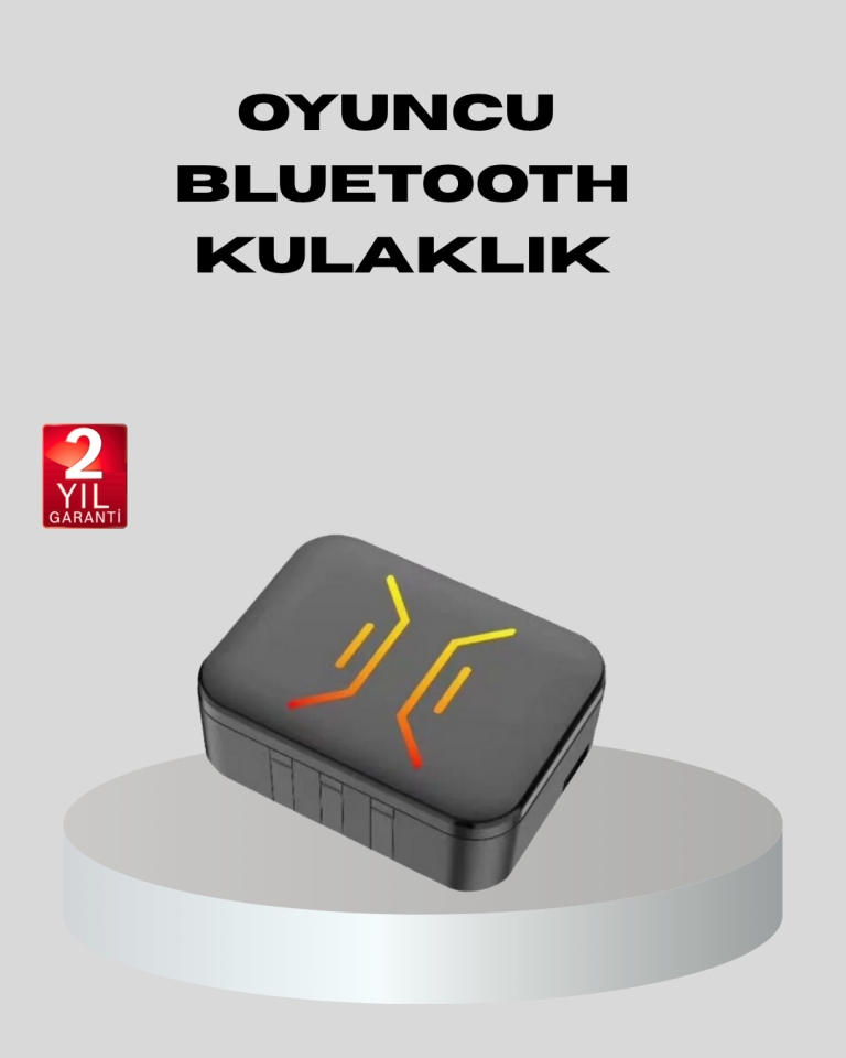 Powerbank’lı Bluetooth 5.3 Kulaklık – Kablolu/Kablosuz Kullanım, Dokunmatik ve Uzun Pil Süresi