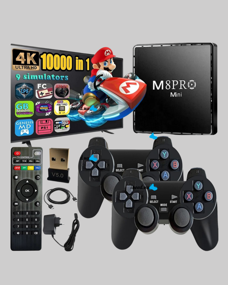 M8Pro Mini 2 10K Android TV Box – Oyun Konsolu ve Akıllı Medya Merkezi