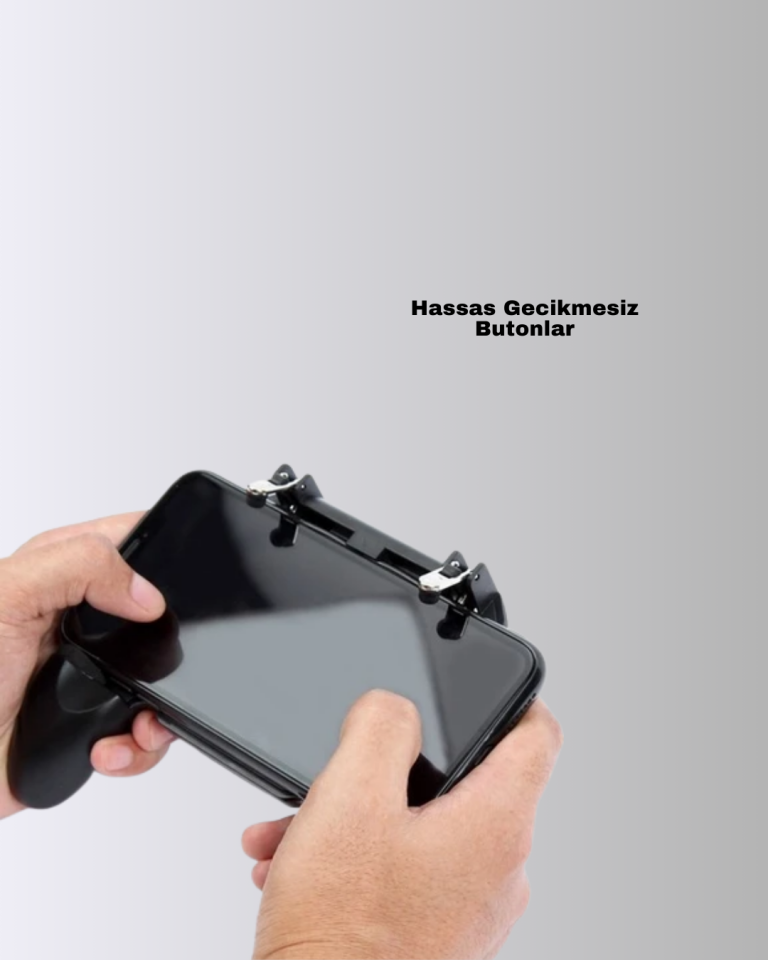 PUBG Mobile Uyumlu Joystick ve Parmak Tetikli Oyun Gamepadi