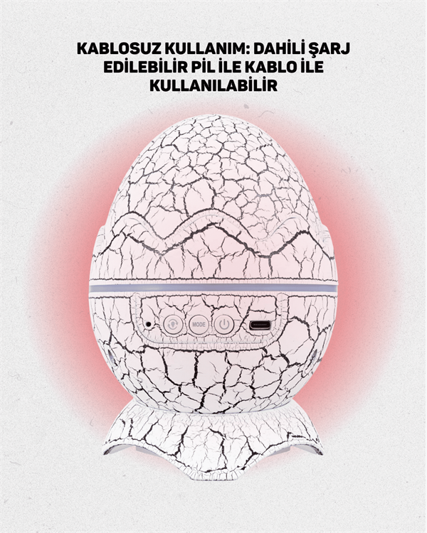 Ayarlanabilir Parlaklık ve Sis Efektli Atmosfer Lambası