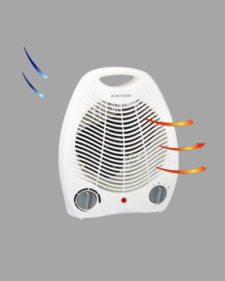 2000W Taşınabilir Elektrikli Fanlı Isıtıcı – Hızlı Isınma, Kompakt Boy