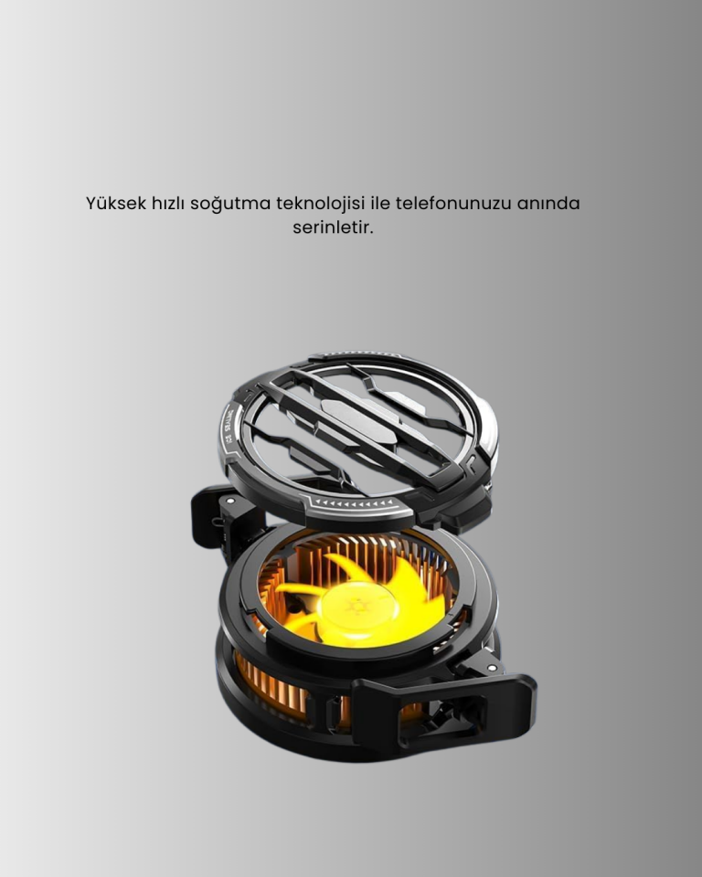 Manyetik Montajlı Kompakt Telefon Soğutucu