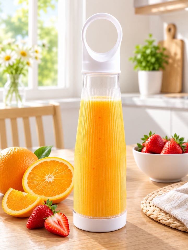 Şarjlı Taşınabilir Smoothie Blender 400 ML Kablosuz Meyve ve İçecek Blenderı