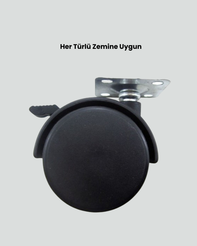 Kilitli Mobilya Ayağı 6 cm 4’lü Set Zemin Korumalı