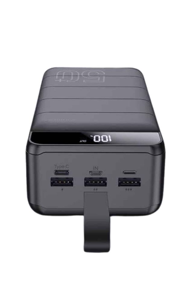 Powerbank Çoklu Şarj Girişi 50.000 Mah Taşınabilir Dijital Göstergeli