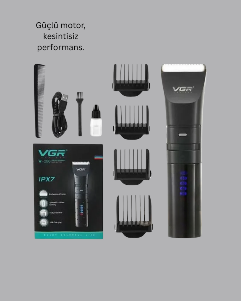 V-286 Profesyonel Şarjlı Tıraş Makinesi
