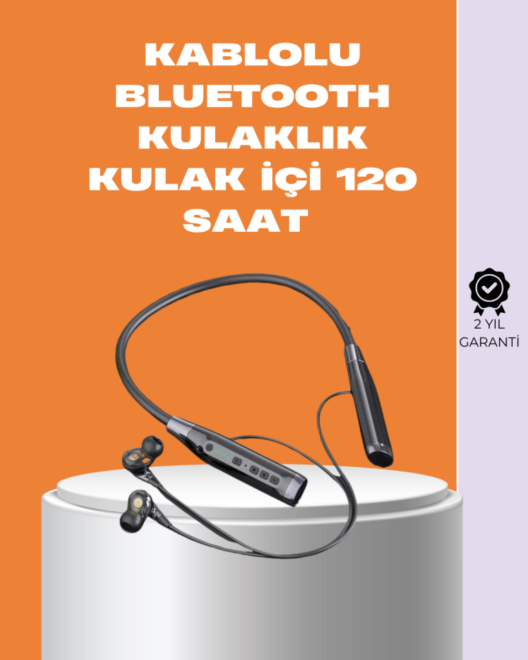 Bluetooth Kablosuz Kulaklık – Gürültü Önleme, Dokunmatik Kontrol, Şarj Kutulu